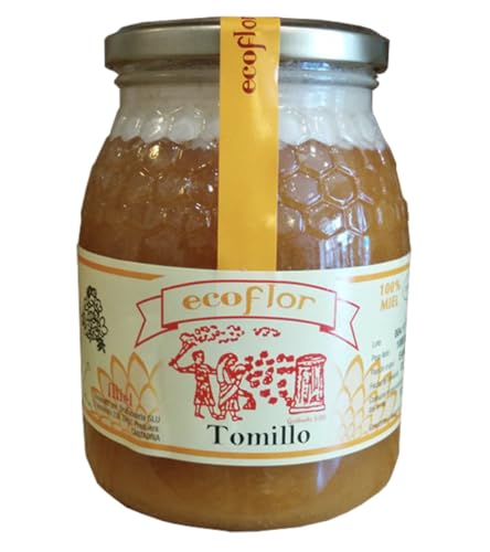 Miel de Thym. Miel dabeille Espagnol pur, 100% naturel. Save