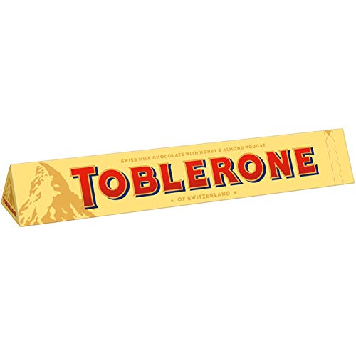 TOBLERONE - Barre Chocolat au Lait avec Nougat au Miel & aux