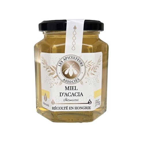 Miel dAcacia de Hongrie 375 g, récolte européenne, texture l