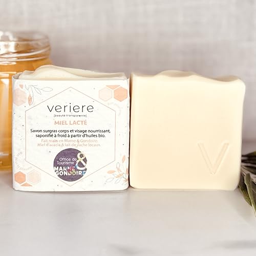 Veriere Savon Artisanal au Miel et Lait Local de Seine-et-Ma