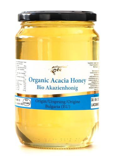 900 g Bio Miel de Fleur dAcacia, Cru, non Chauffé, sans Sucr