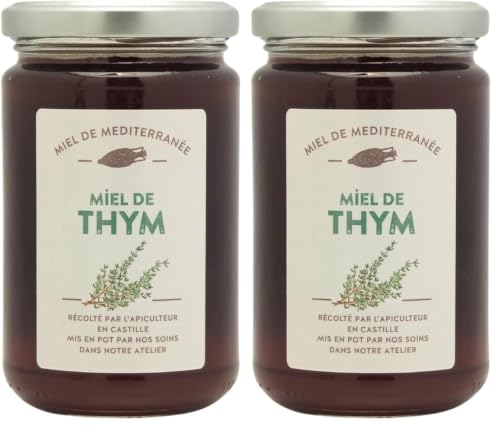 Les Ruchers du Luberon - Miel de Thym 400g - 100% Naturel -