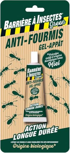 Barrière à Insectes Green Anti-Fourmis Gel Appât, Tube à Bas