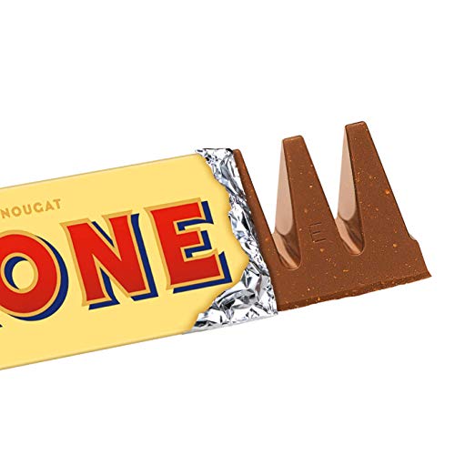 TOBLERONE - Barre Chocolat au Lait avec Nougat au Miel & aux