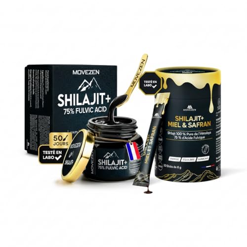 Pack Shilajit Authentique de l'Himalaya - Résine Pure 30 g +