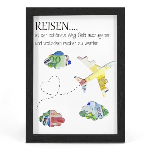 Cadeau dargent pour voyage, lune de miel et vacances, voyage