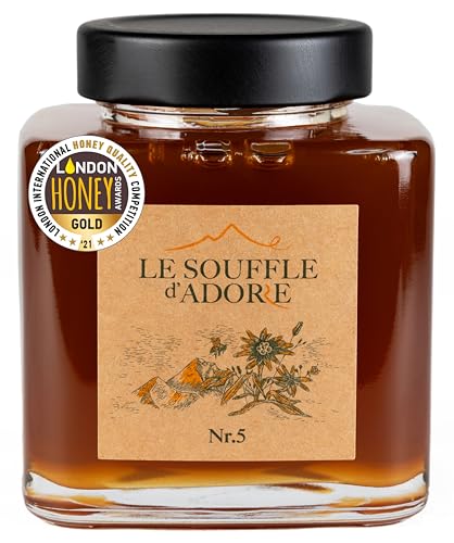 Miel de Fleurs Printanières, 100% Naturel, Pur, Sans Sucre,