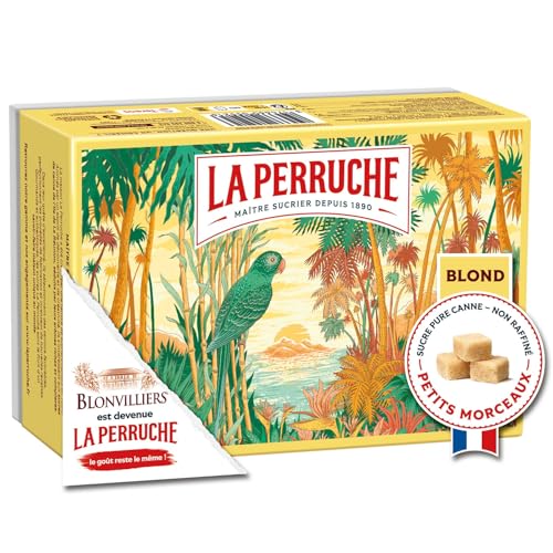 Sucre de Canne Blond Non Raffiné Petits Morceaux - 1 kg - No
