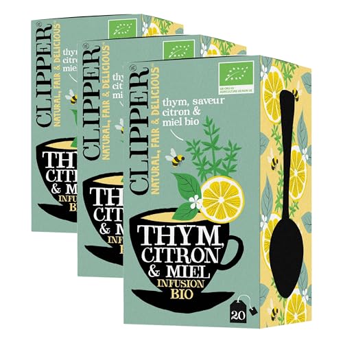Clipper Natural, Fair and Delicious, Infusion Thym saveur Ci