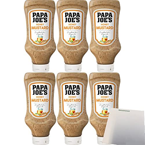 Papa Joes Lot de 6 sauce miel moutarde (6 bouteilles de 300