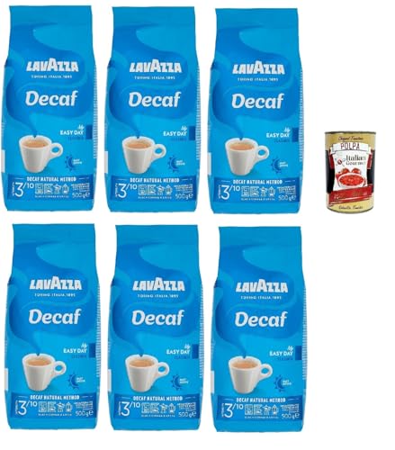 Lavazza, Decaf My Easy Day Classico, Café en Grains, pour un