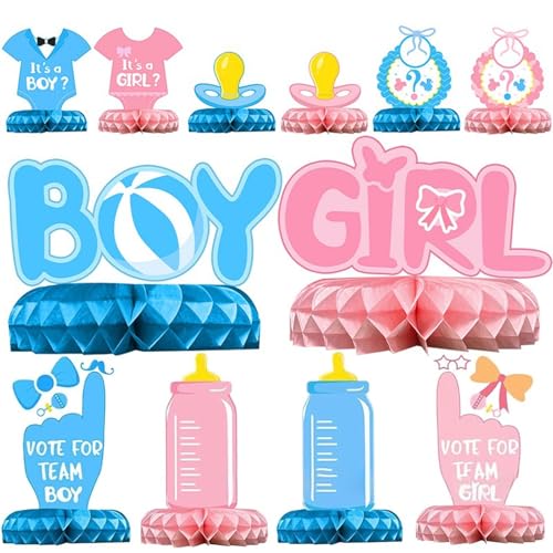 Kotkiddy 12 Pcs. Décoration de Table pour la Révélation du G