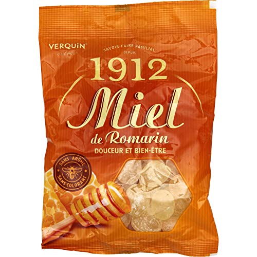 Bonbons au miel de romarin GEORGES VERQUIN le sachet de 250