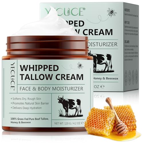 Beef Tallow for Skin 120 g, Suif de Bœuf pour les Soins de l