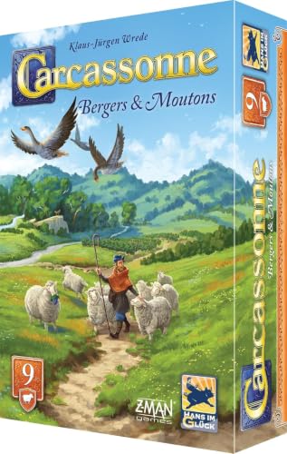 Asmodee - Carcassonne - Extension 9 : Bergers & Moutons - Ha