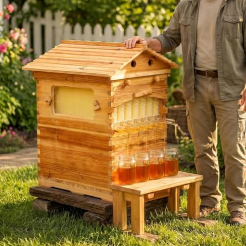 Kit de ruche automatique avec 7 cadres de hausse automatique
