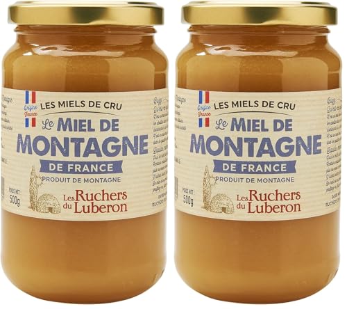 Les Ruchers du Luberon - Miel de Montagne 500 g - Miel de Cr