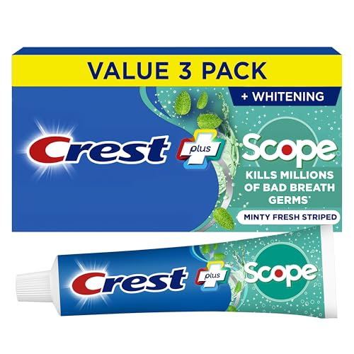Crest Complete Whitening + Scope Toothpaste, Minty Fresh, 6.