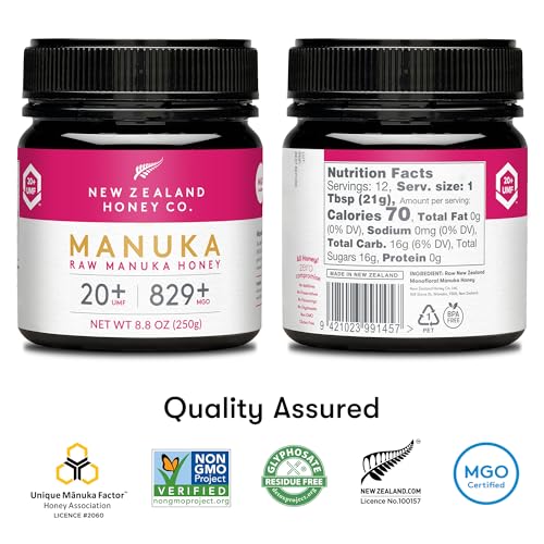 Miel de Manuka MGO 829+ / UMF 20+ de New Zealand Honey Co. |