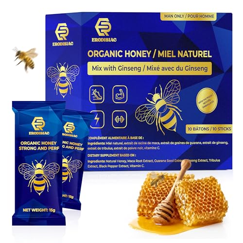 Erodisiac - Miel royal naturel de Vigueur et Énergie Masculi