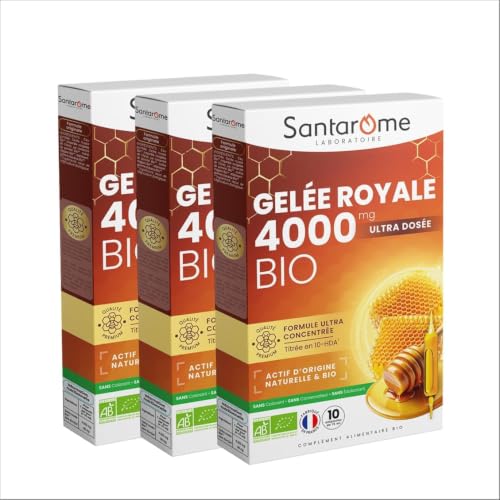 Santarome - Gelée Royale 4000mg Bio - Complément alimentaire