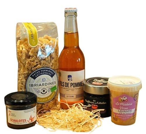 PANIER GARNI - Colis gourmand - Panier cadeau - Box : 5 prod