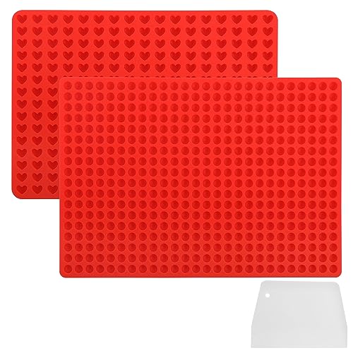 RAFIYU 2 Pièces Moule Bonbon, Moule Demi Sphere à 468 Cavité