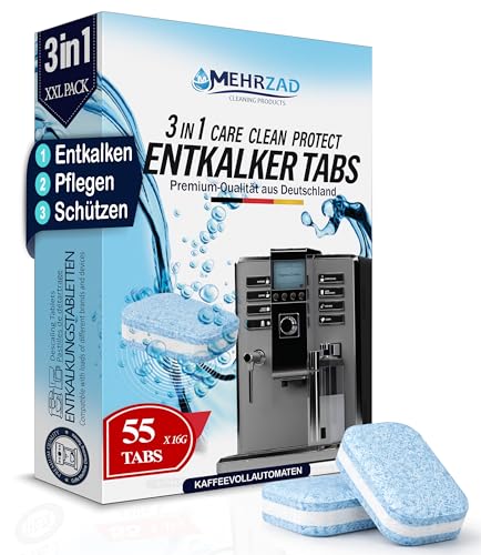 Lot de 55 tablettes détartrantes 3 en 1 pour machines à café