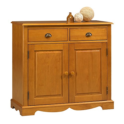 Générique Buffet Pin Miel 2 Portes 2 Tiroirs 2 Niches Style