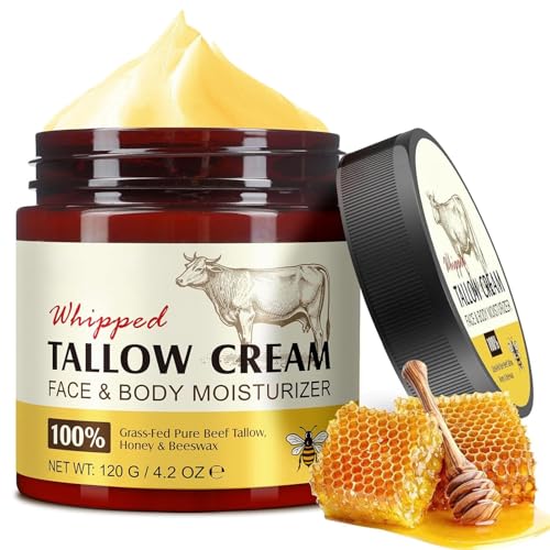 Beef Tallow for Skin, Suif de Boeuf Creme Visage, Soins de l