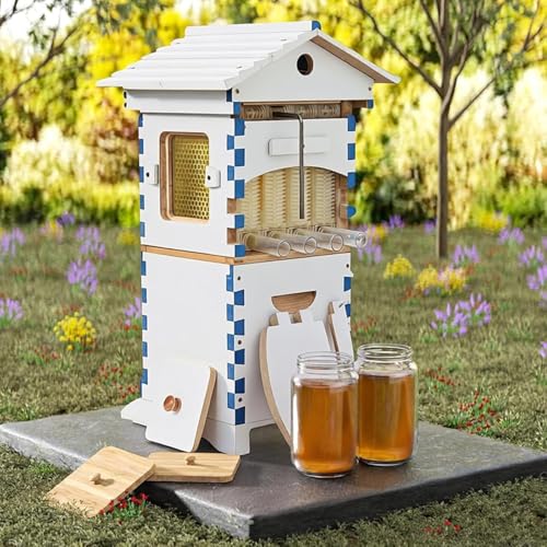 GLBMXDD Kit de démarrage pour Ruche, Ruche complète à Flux A