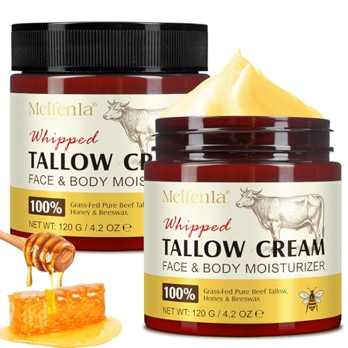 Beef Tallow for Skin, Suif de Bœuf Biologique 100% Naturel N