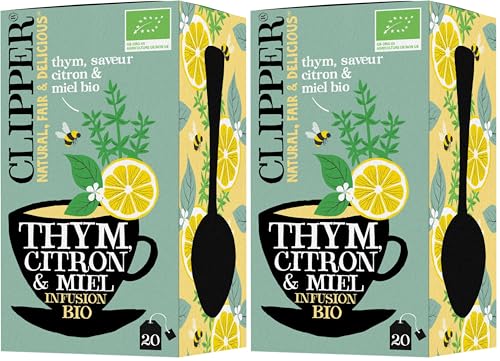 Clipper Natural, Fair and Delicious, Infusion Thym saveur Ci