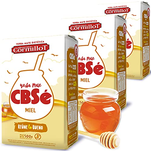 CBSe Yerba Maté Miel: 3 x 0,5 kg +échantillon (40g)| Boisson