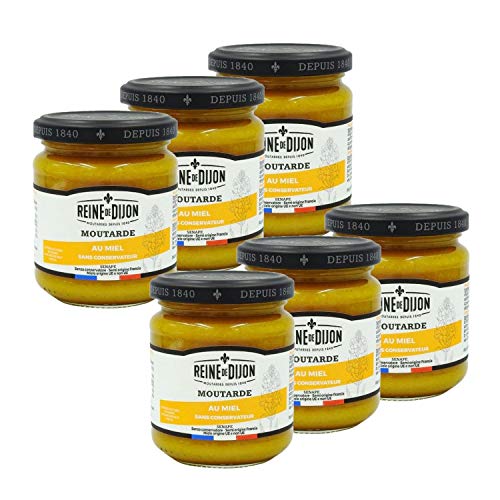 Lot 6x Moutarde au miel - pot 220g