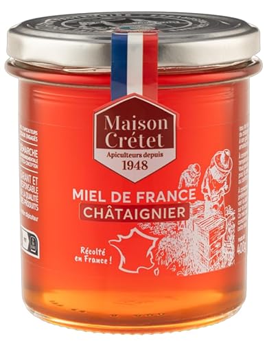 MAISON CRETET | Miel de Chataignier de France 400g | 1pot en