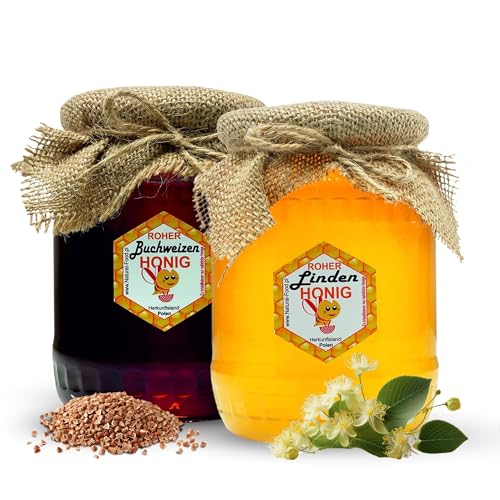 Natural Food Miel cru naturel - 2,2 kg, miel de tilleul dire