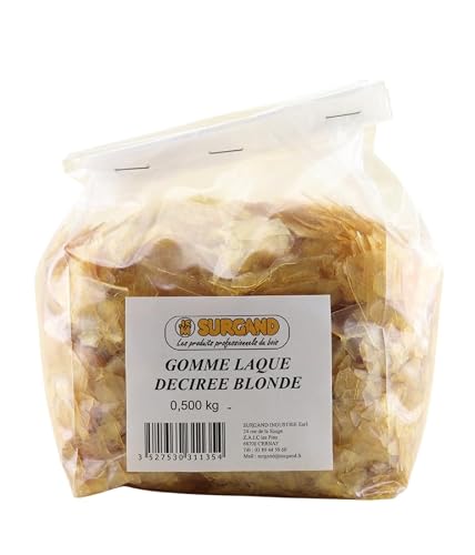 GOMME LAQUE EN PAILLETTES SUPER DECIREE BLONDE / Gomme laque