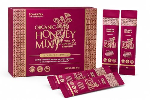 Organic Honey Mix 12 Sticks de 12 g - Miel Aphrodisiaque Pui