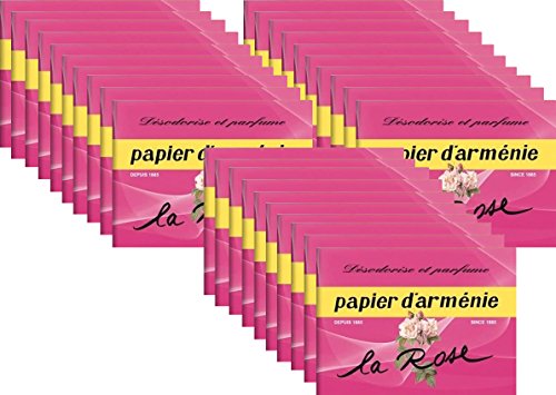 Papier dArménie à la Rose - Lot de 30