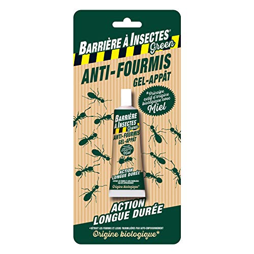 BARRIERE A INSECTES GREEN Anti-fourmis Gel Appât, Tube à Bas