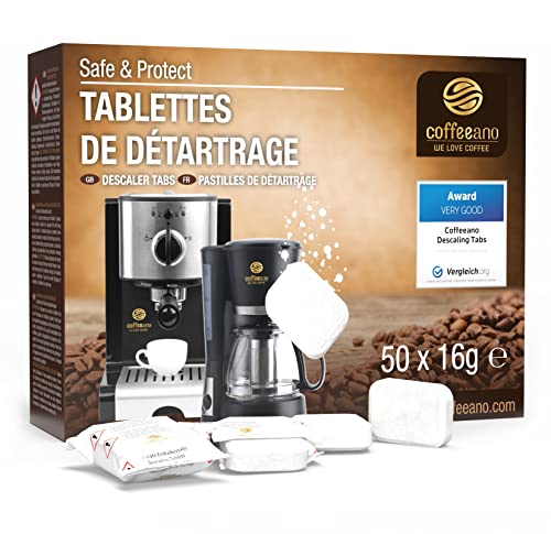 50 Pastilles de détartrage pour Delonghi, Tassimo, Bosch, Kr