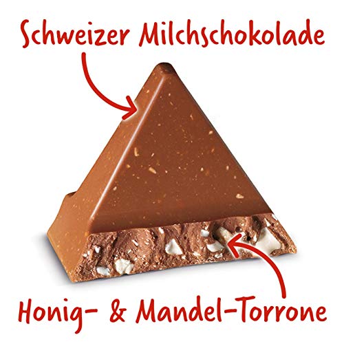 TOBLERONE - Barre Chocolat au Lait avec Nougat au Miel & aux