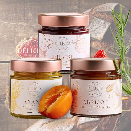 Ô Délices de Lucas - Lot Signature (3 × 230 g) - Confiture F