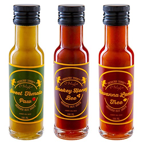 Mexican Tears® - Sauce piquante Pack de 3, Gourmet Sauce Épi