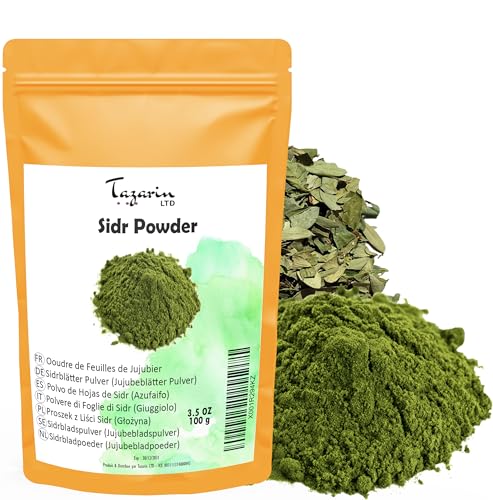 100g Feuilles de Sidr/Jujubier Moulues - Poudre de Jujubier 