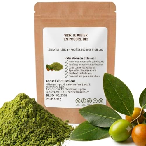 Poudre de SIDR/JUJUBIER/Qasil - Nettoyante - Renforcement de