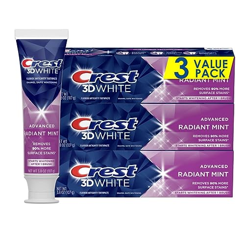 Crest 3D White Dentifrice blanchissant des dents avancé, den
