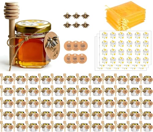 Petits Pots, Mini pots à miel, Petites boites avec cuillères