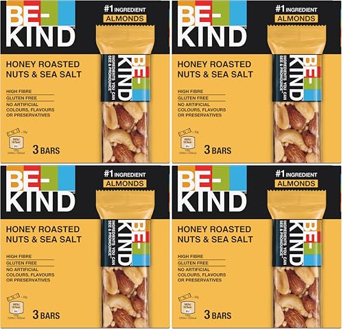 BE-KIND - Barres de céréales aux noix rôties, miel et sel ma